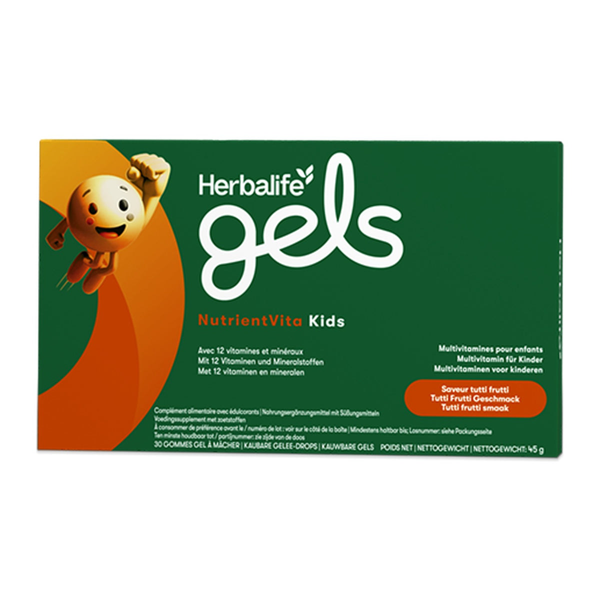 nutrientvita kids tutti frutti gelee drops
