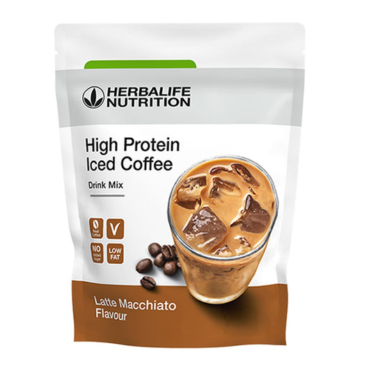 high protein iced coffee