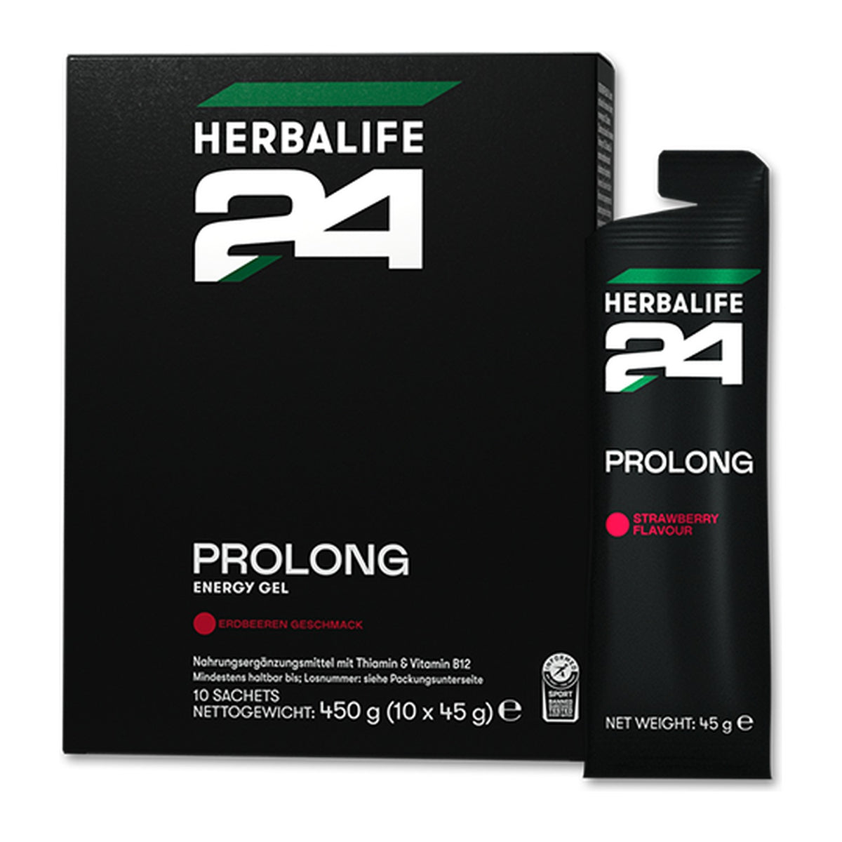 h24 prolong energy gel erdbeere