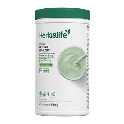 Formula 1 Shake – Gesunde Mahlzeit — Mint & Chocolate